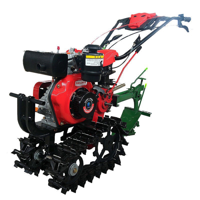 Double-chain rail tiller