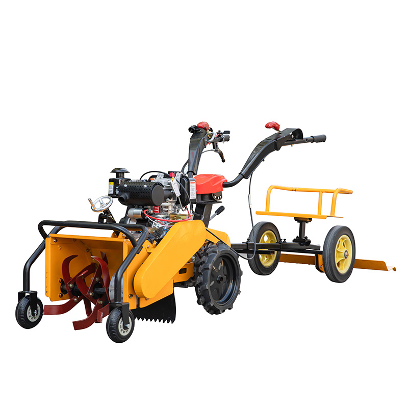 Grass shredder machine